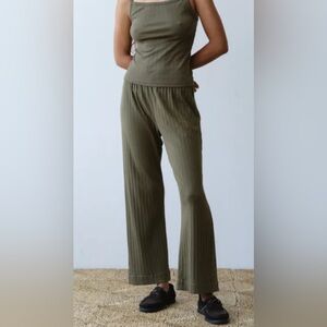 Donni Pointelle Simple Crop